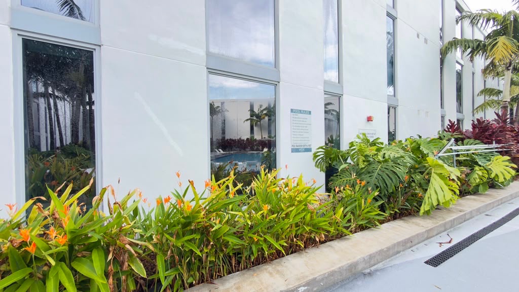 VOX Miami landscaped facade