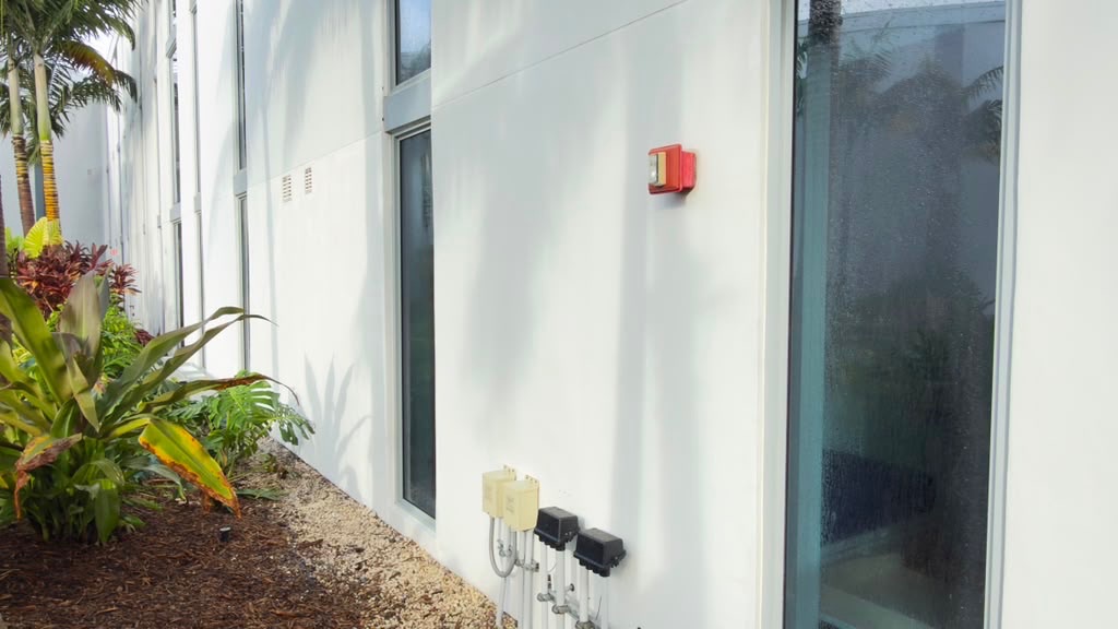 VOX Miami exterior finish and planting detail