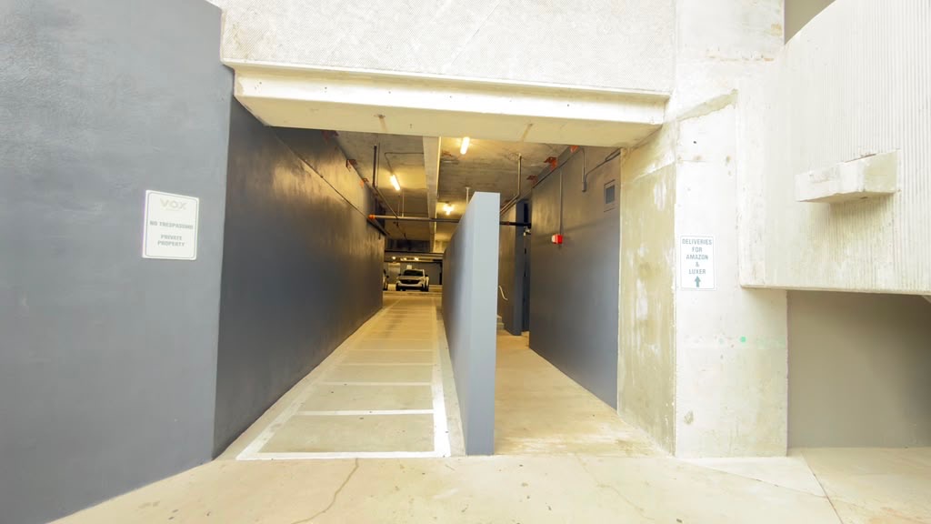 VOX Miami finished access corridor